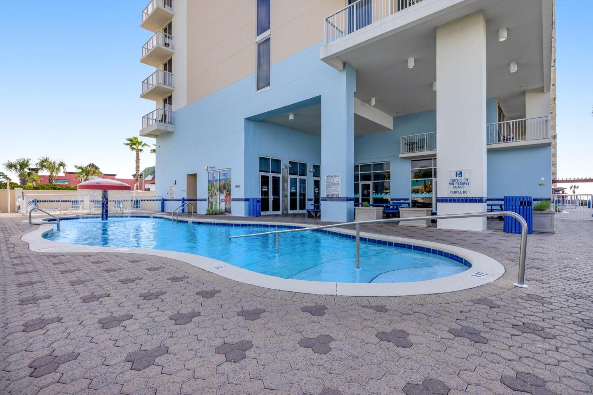 Parking Fee Included-Majestic 1-1606! Gulf Front 1Bedroom, Pool,Hot Tubs,Tennis Panama City Beach Exterior photo