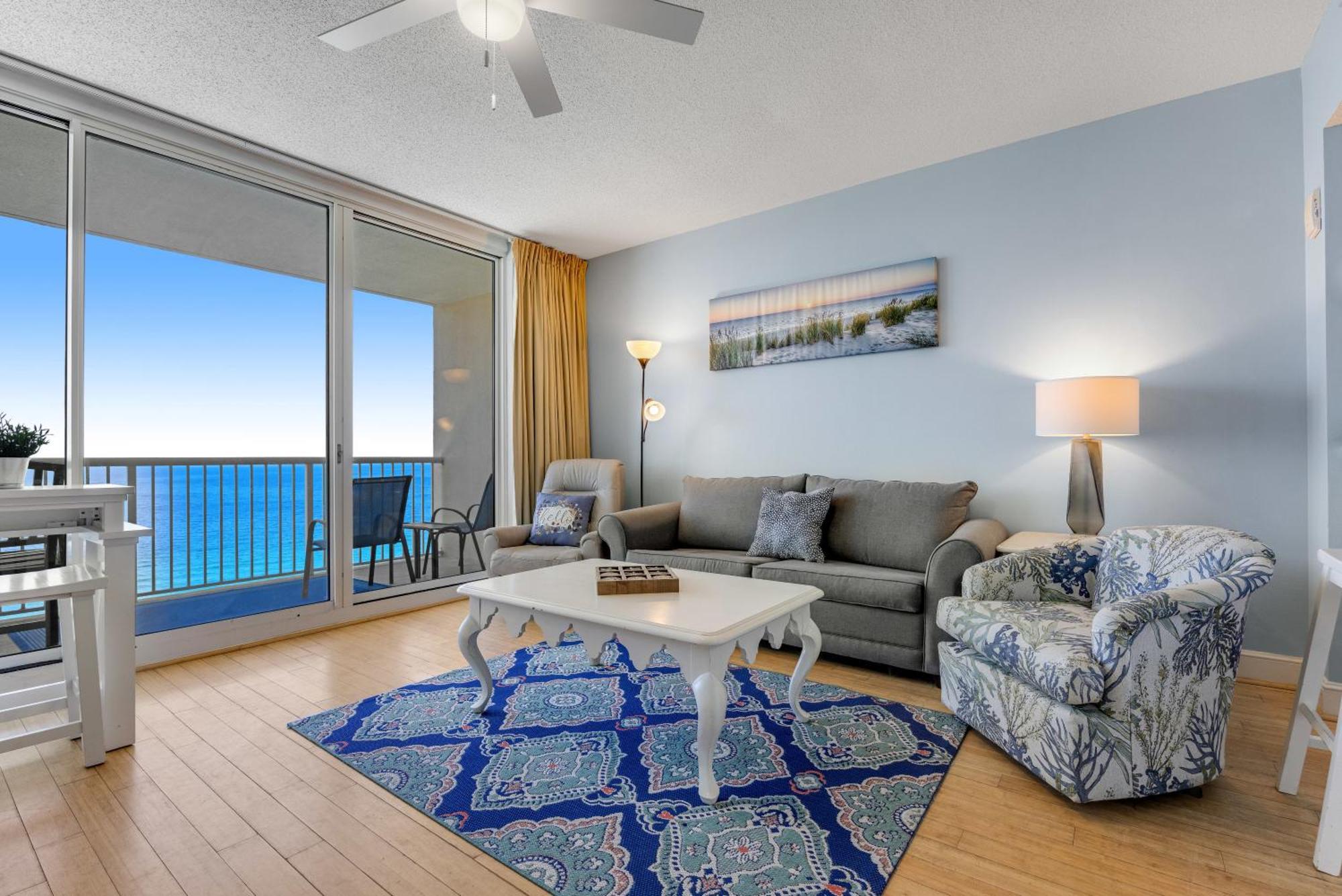 Parking Fee Included-Majestic 1-1606! Gulf Front 1Bedroom, Pool,Hot Tubs,Tennis Panama City Beach Exterior photo