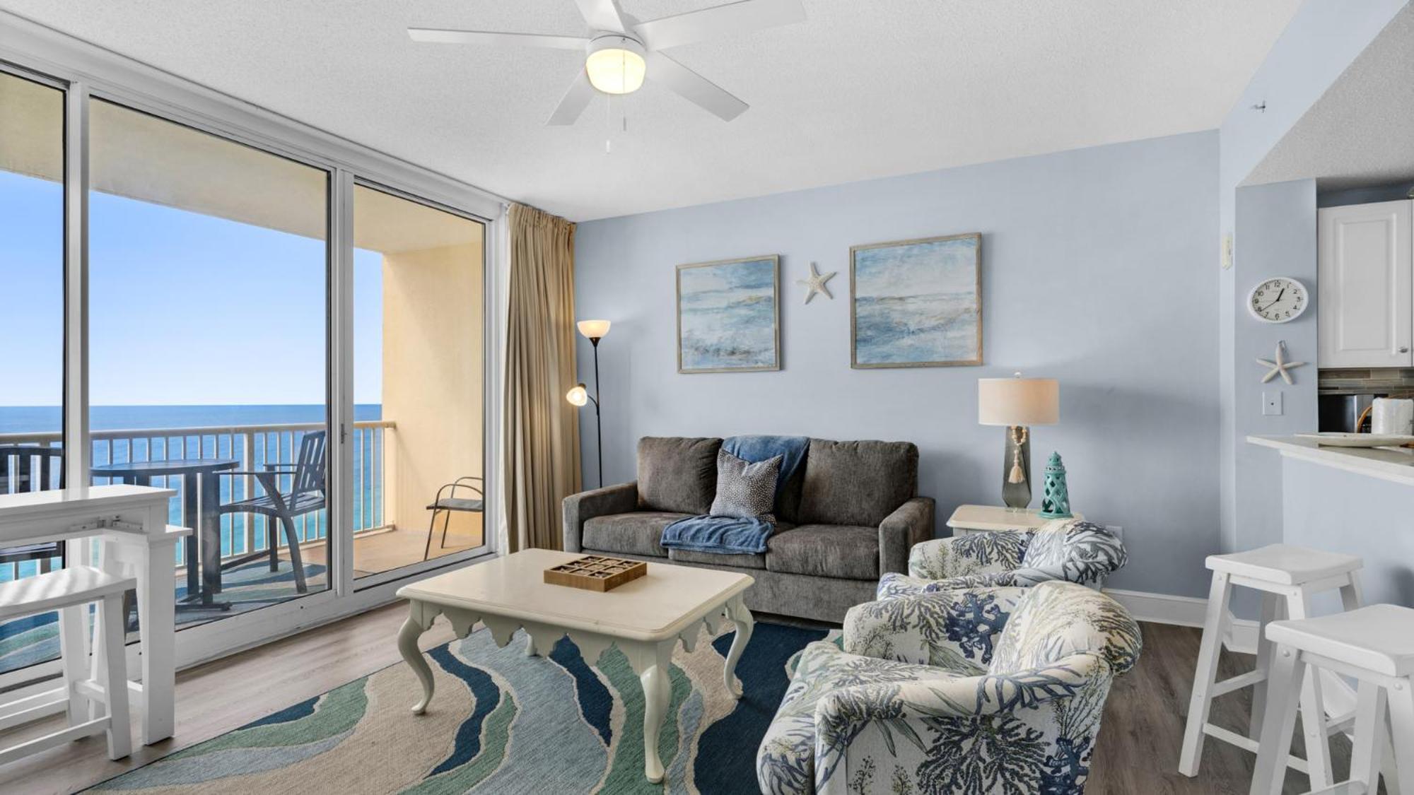 Parking Fee Included-Majestic 1-1606! Gulf Front 1Bedroom, Pool,Hot Tubs,Tennis Panama City Beach Exterior photo